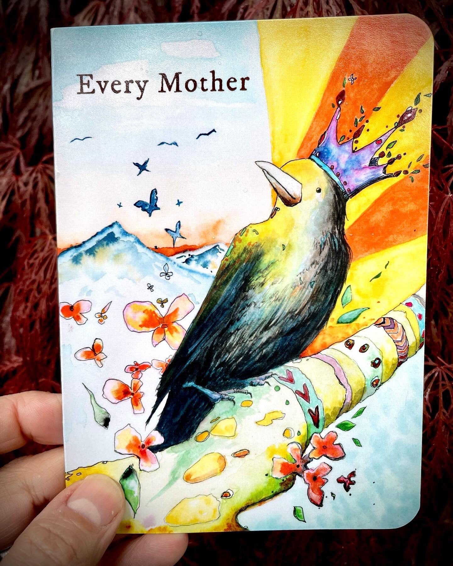 Mother's Day Crow Card 6.25x4.5